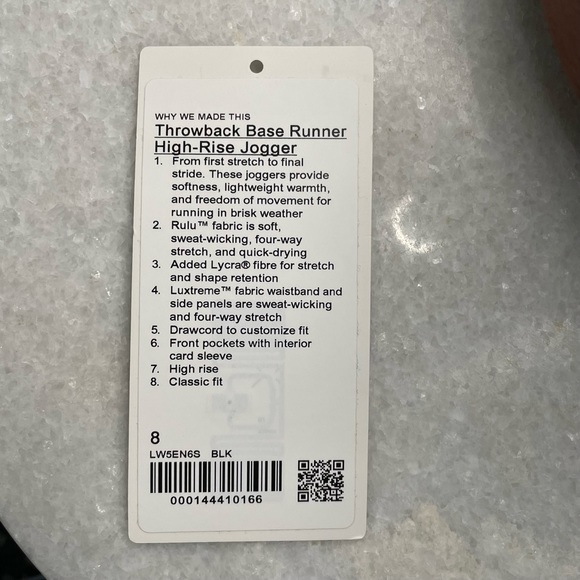 Lululemon Throwback Base Runner High-rise Jogger in Black - Picture 11 of 11